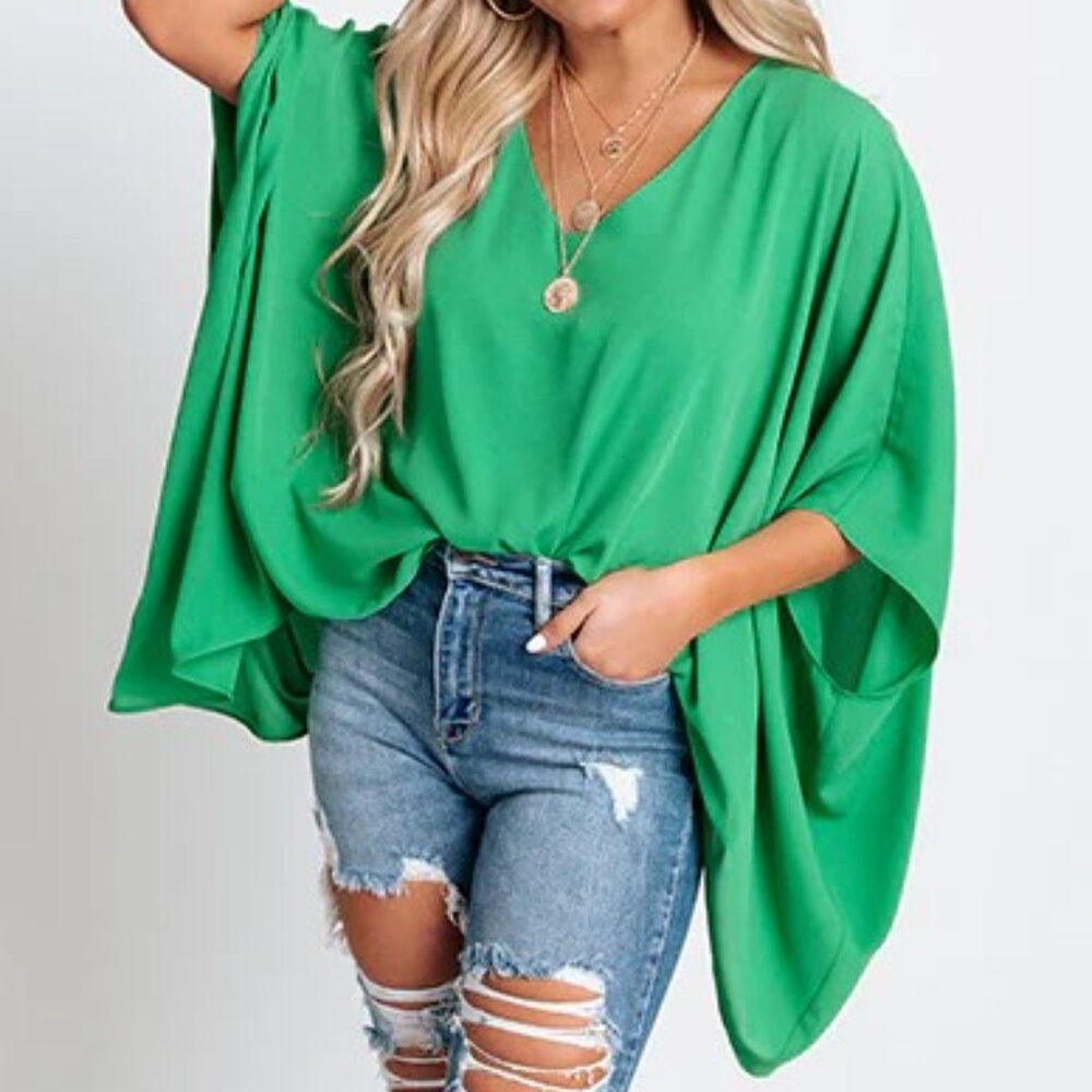 Shift Top in Kelly Green